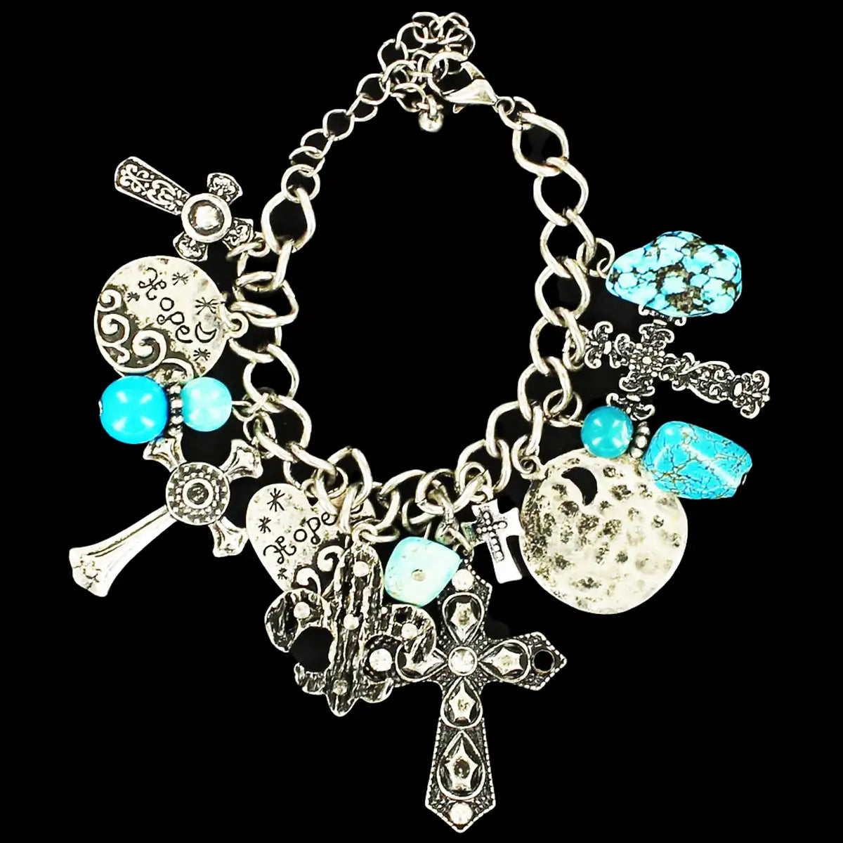 Bendiciones turquesa - Pulsera para mujer
