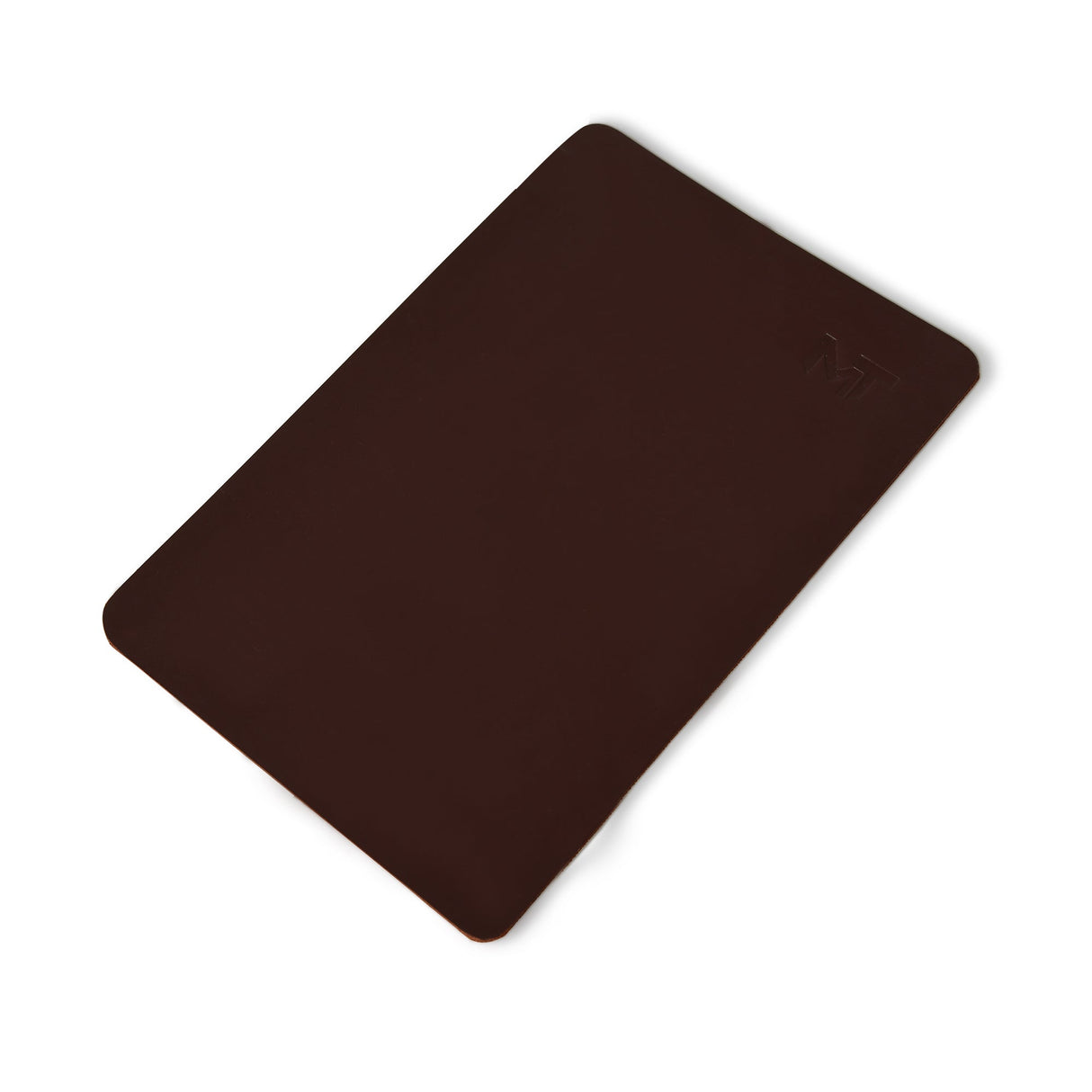 Alfombrilla de escritorio y ratón de cuero Espresso Elegance