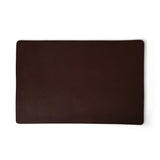 Alfombrilla de escritorio y ratón de cuero Espresso Elegance