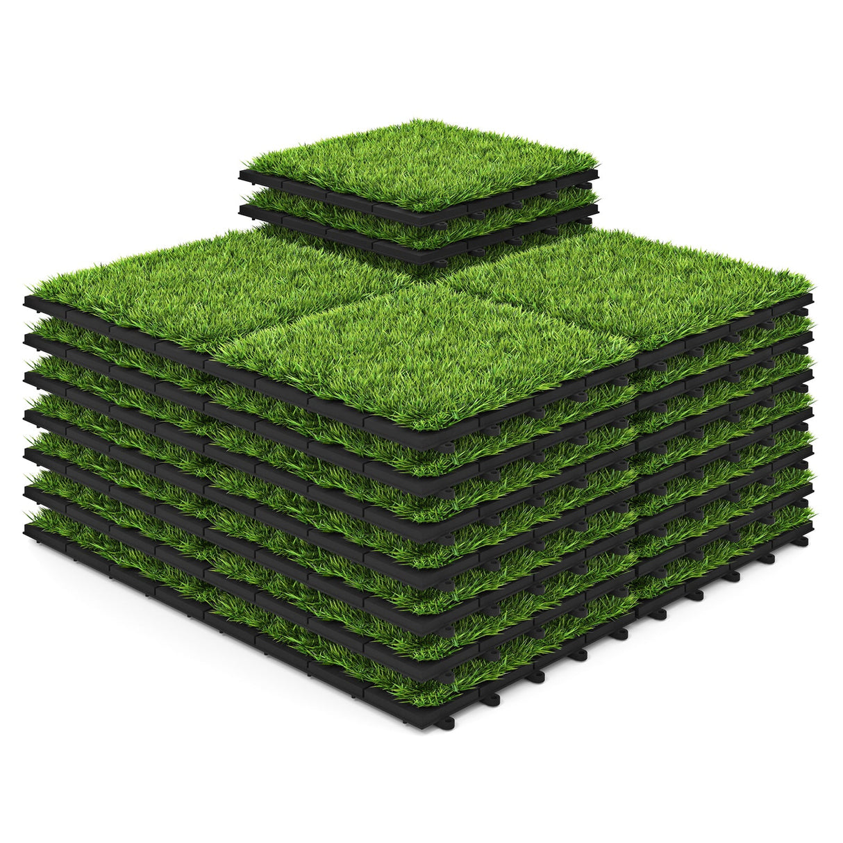 30 UDS Losetas de césped artificial encajables