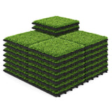 30 UDS Losetas de césped artificial encajables