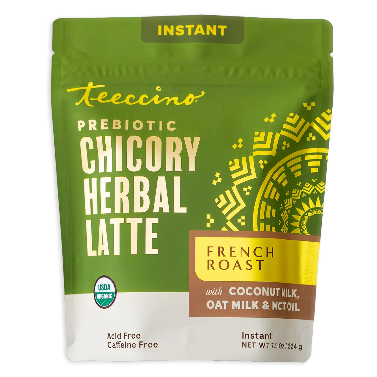 Latte de hierbas tostado francés instantáneo