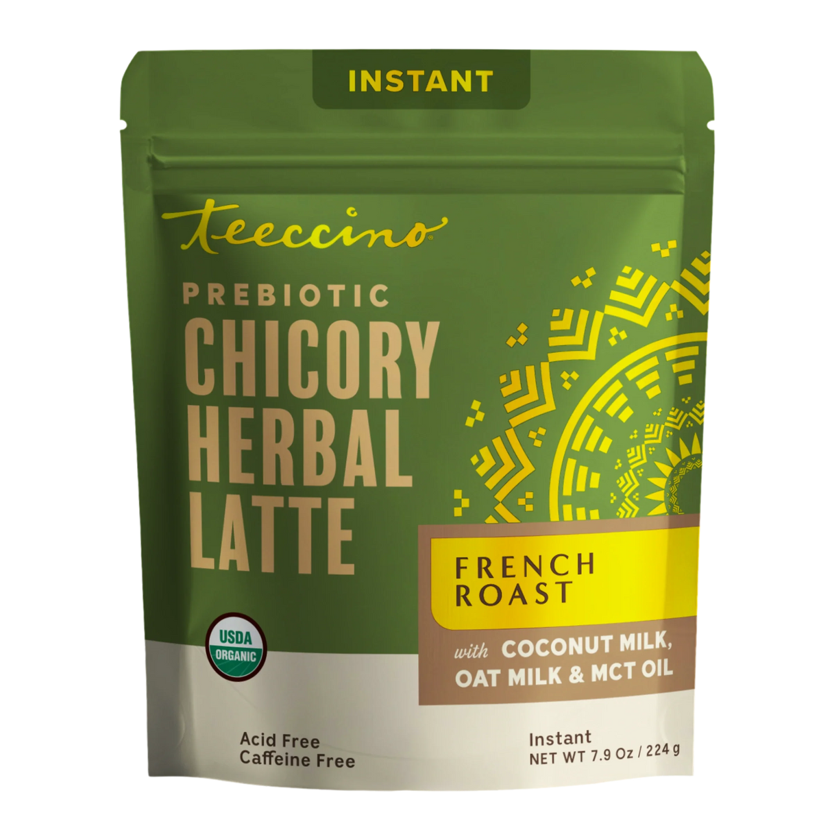 Latte de hierbas tostado francés instantáneo
