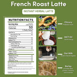 Latte de hierbas tostado francés instantáneo