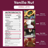 Café con Leche de Hierbas Vainilla y Nueces Instantáneo