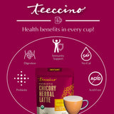 Café con leche herbal instantáneo de avellana