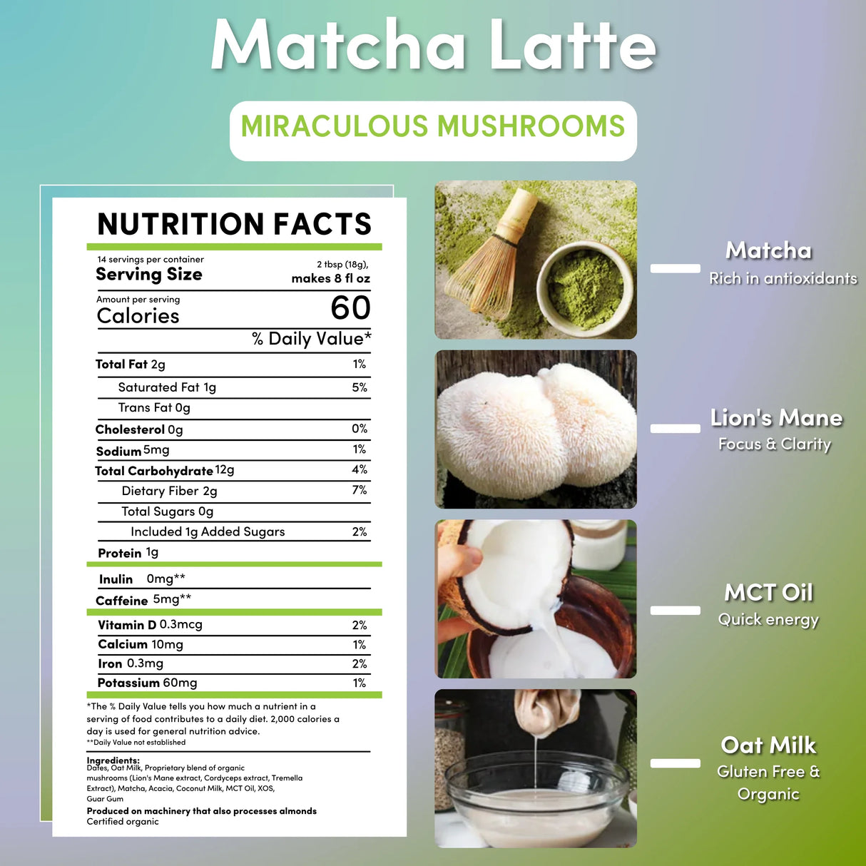 Matcha Latte Miraculous Mushrooms®