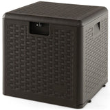 Contenedor de almacenamiento para todo tipo de clima de 31/73/100 galones con tapa con cerradura-S