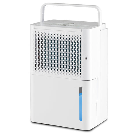 Deshumidificador de 2000 pies cuadrados y 32 pintas con modo continuo/secado/automático - Blanco