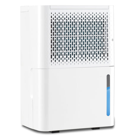 Deshumidificador de 2000 pies cuadrados y 32 pintas con modo continuo/secado/automático - Blanco