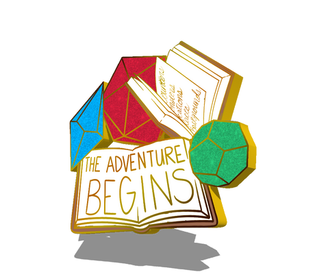 Dungeons & Dragons Role: Dungeon Master Enamel Pin