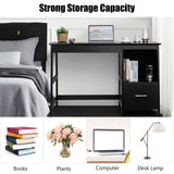 47.5 Inch Modern Home Computer Desk with 2 Storage Drawers