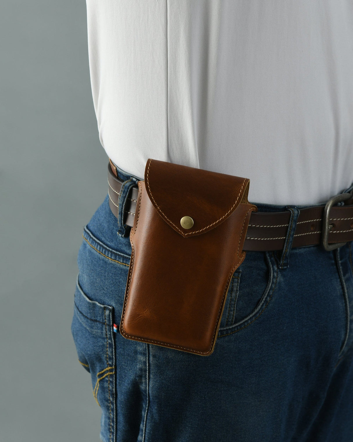 Funda para móvil (color café claro)