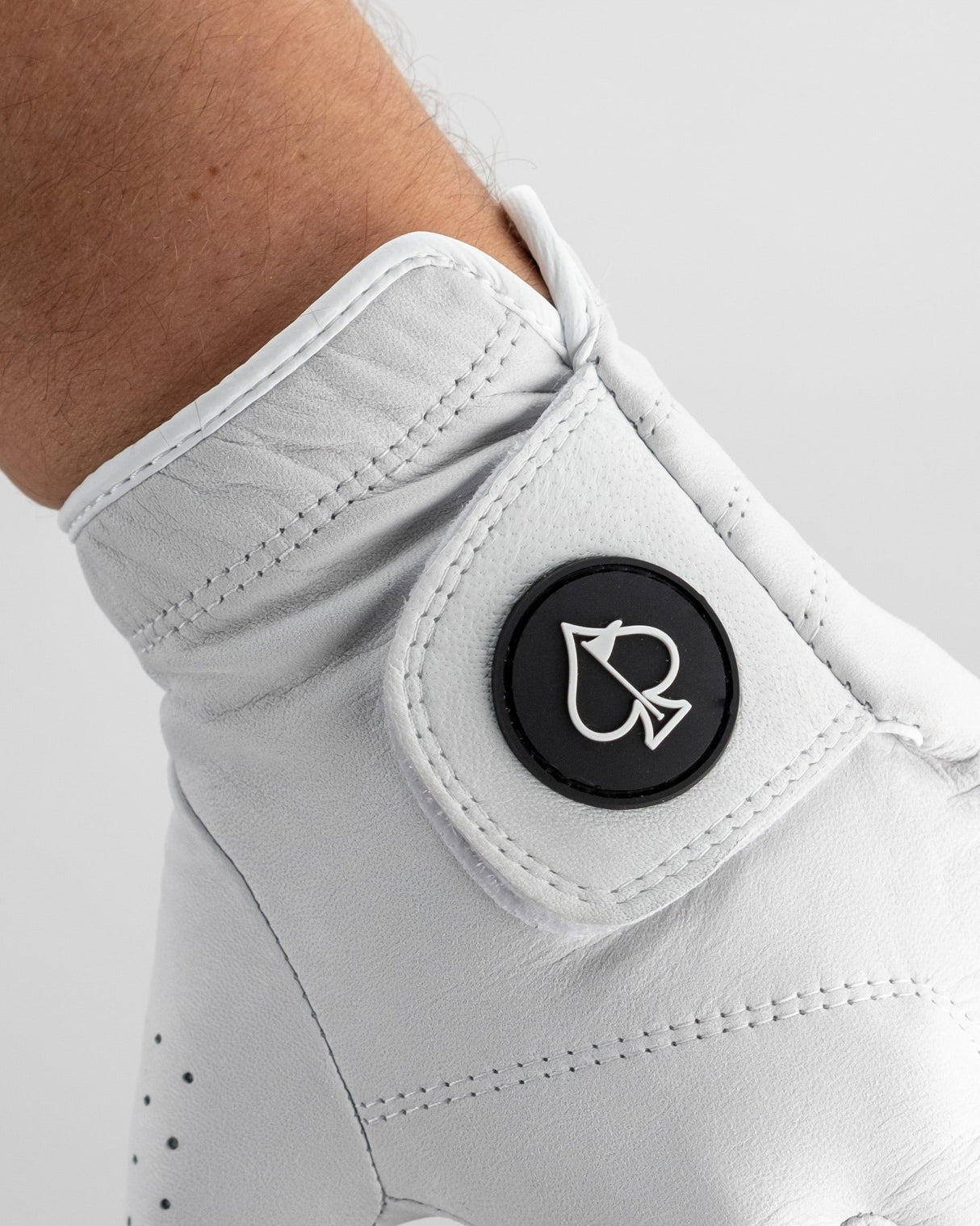 Guante de golf Premium Tour - Blanco fantasma
