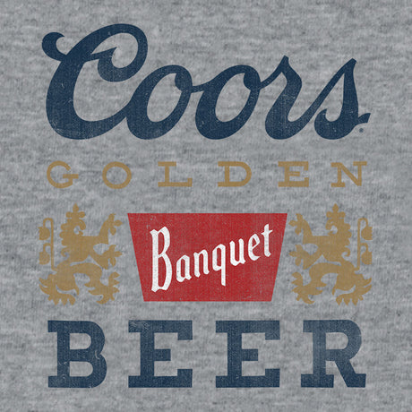 Coors Banquet Beer Logo T-Shirt - Gray
