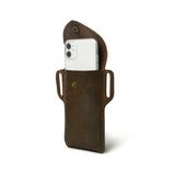 Funda Tipo Holster para Móvil - Marrón Oscuro