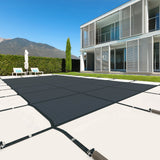34 x 18 pies Cubierta de seguridad para piscina se adapta a piscinas enterradas de 32 x 16 pies