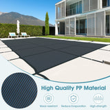 34 x 18 pies Cubierta de seguridad para piscina se adapta a piscinas enterradas de 32 x 16 pies