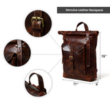 Mochila Marrón Saddleback - Tapa Enrollable