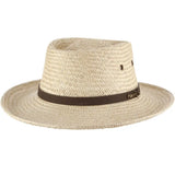 Scala Bunker - Palm Straw Gambler Hat