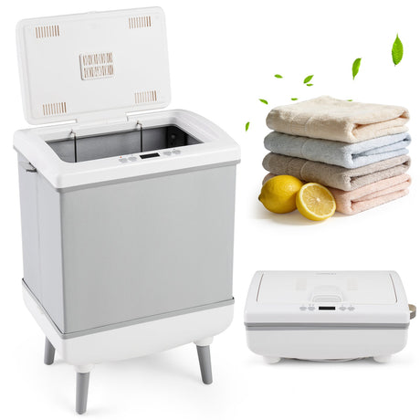 Calentador de toallas grande de 35 L con modos de calentamiento y secado para baño