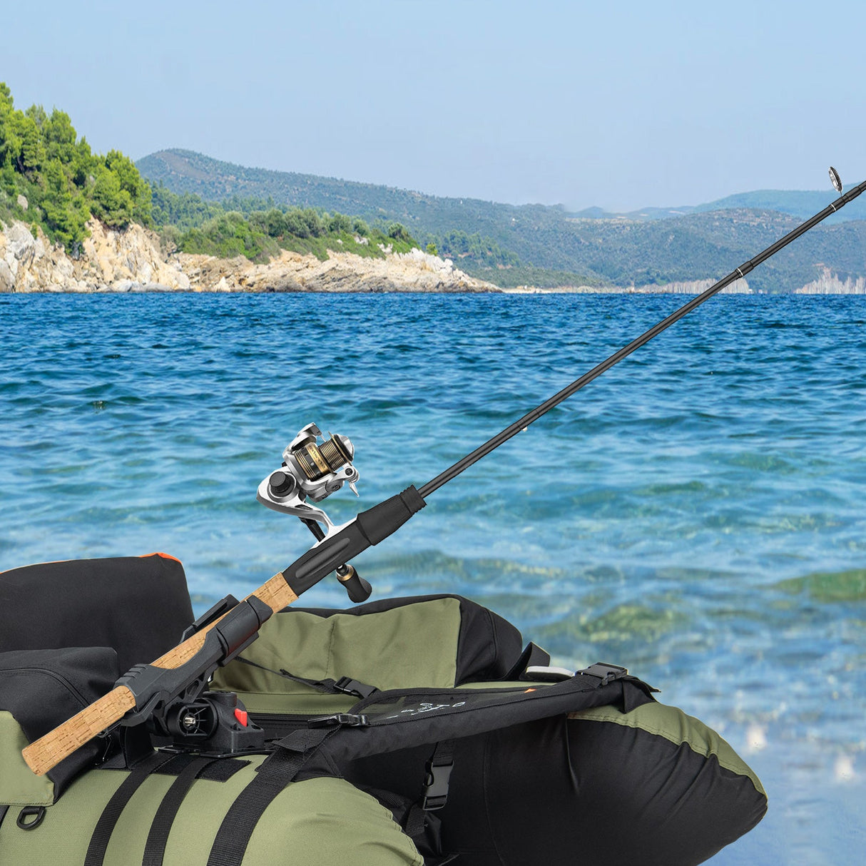 Juego de 3 accesorios giratorios de 360° para kayak de pesca