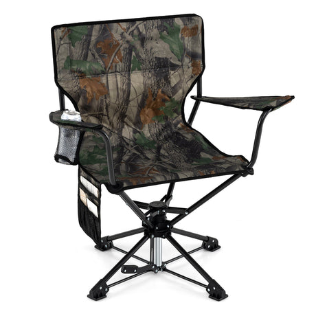 Silla de caza giratoria 360° portátil y plegable