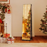 360¬∞ Swivel Jewelry Cabinet with Full Length Mirror