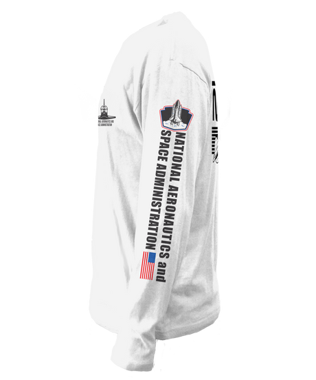 NASA Shuttle Long Sleeve T-Shirt - White