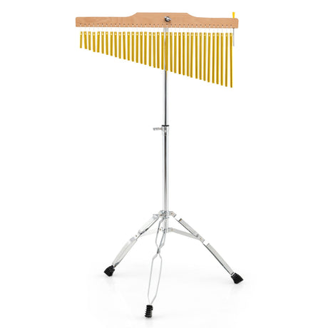 Instrumento de percusión con carrillón de una sola fila de 36 barras - Dorado