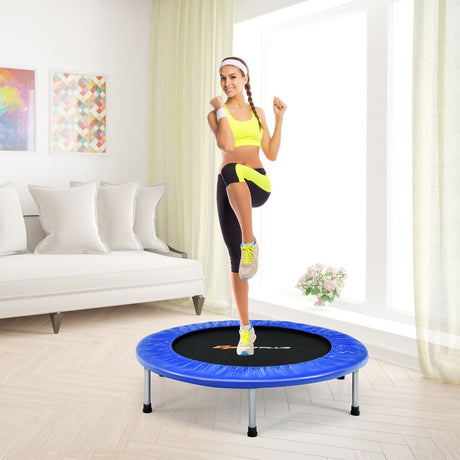 Trampolín plegable de 36 pulgadas, mini rebotador portátil para fitness y recreación