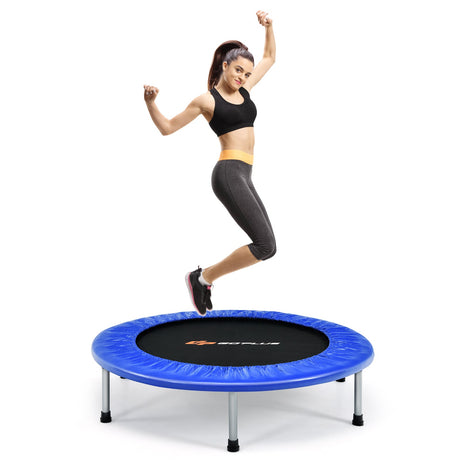 Trampolín plegable de 36 pulgadas, mini rebotador portátil para fitness y recreación
