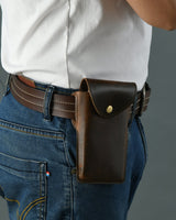 Funda Tipo Holster para Móvil - Marrón Oscuro