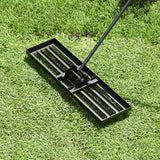 36 x 10 Inch Lawn Leveling Rake with Ergonomic Handle