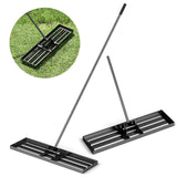 36 x 10 Inch Lawn Leveling Rake with Ergonomic Handle