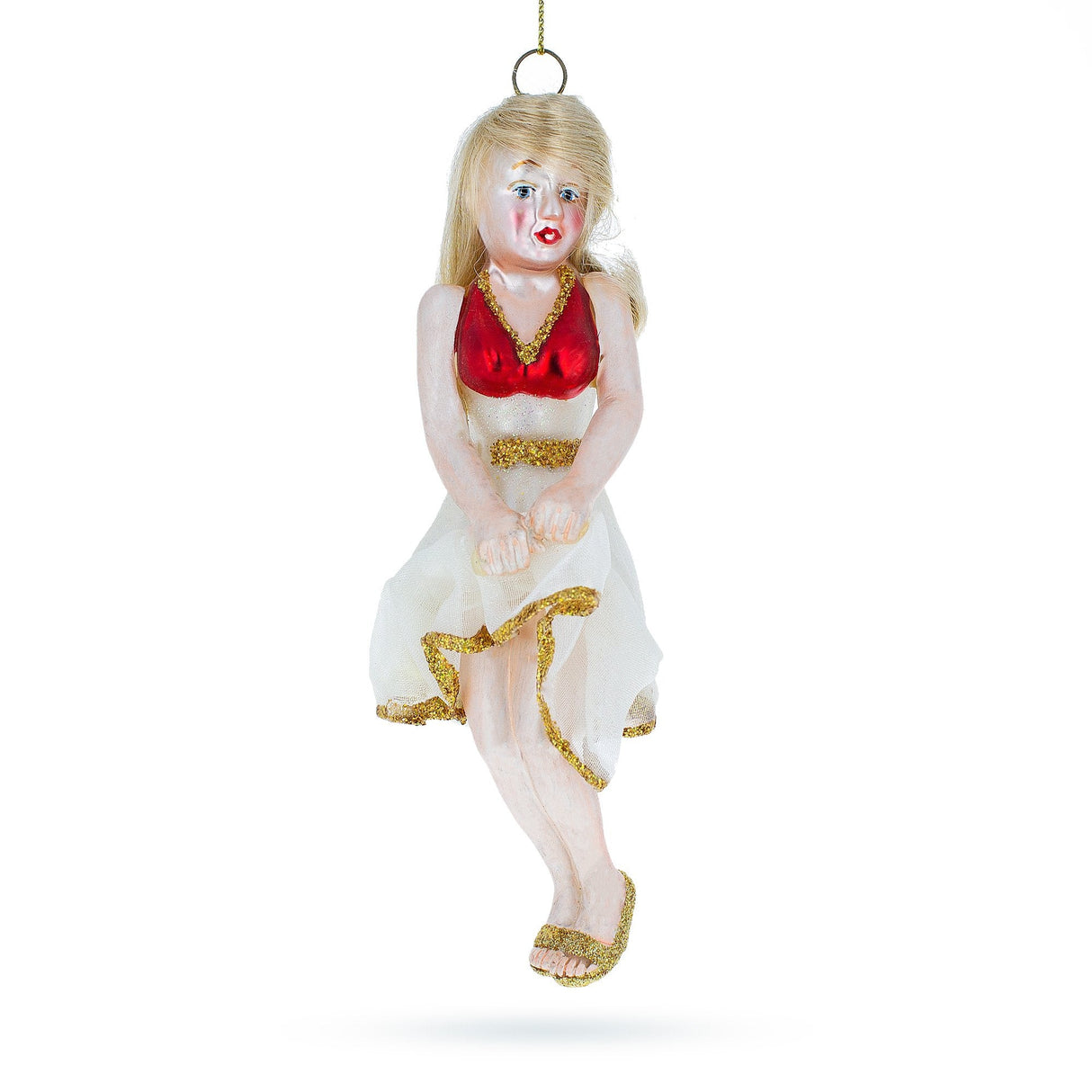 Screen Legend Glass Christmas Ornament