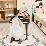 37 Keys Kids Piano Keyboard with Stool and Piano Lid