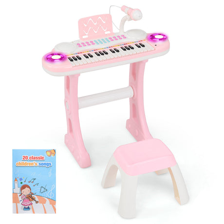 Juego de teclado de piano electrónico de 37 teclas para niños