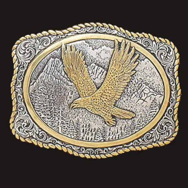 Crumrine Eagle Soaring - Hebilla de cinturón