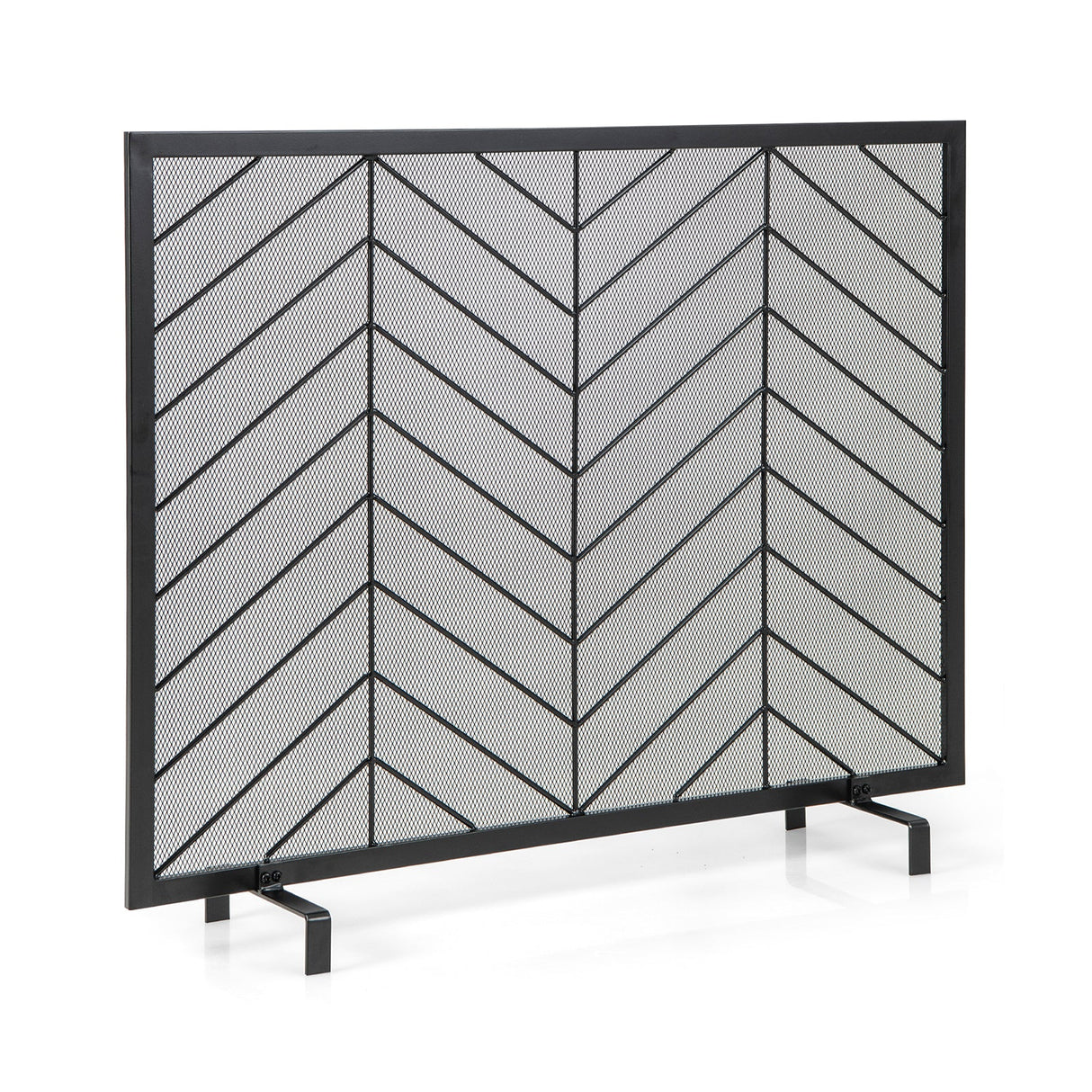 Pantalla para chimenea de un solo panel de 38 x 31 pulgadas