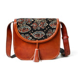 Sorprendente bolso étnico Ajrakh
