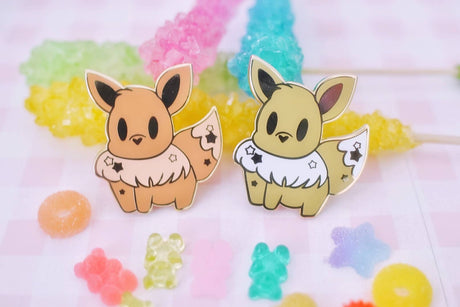 Pokemon: Shiny Eevee Enamel Pin