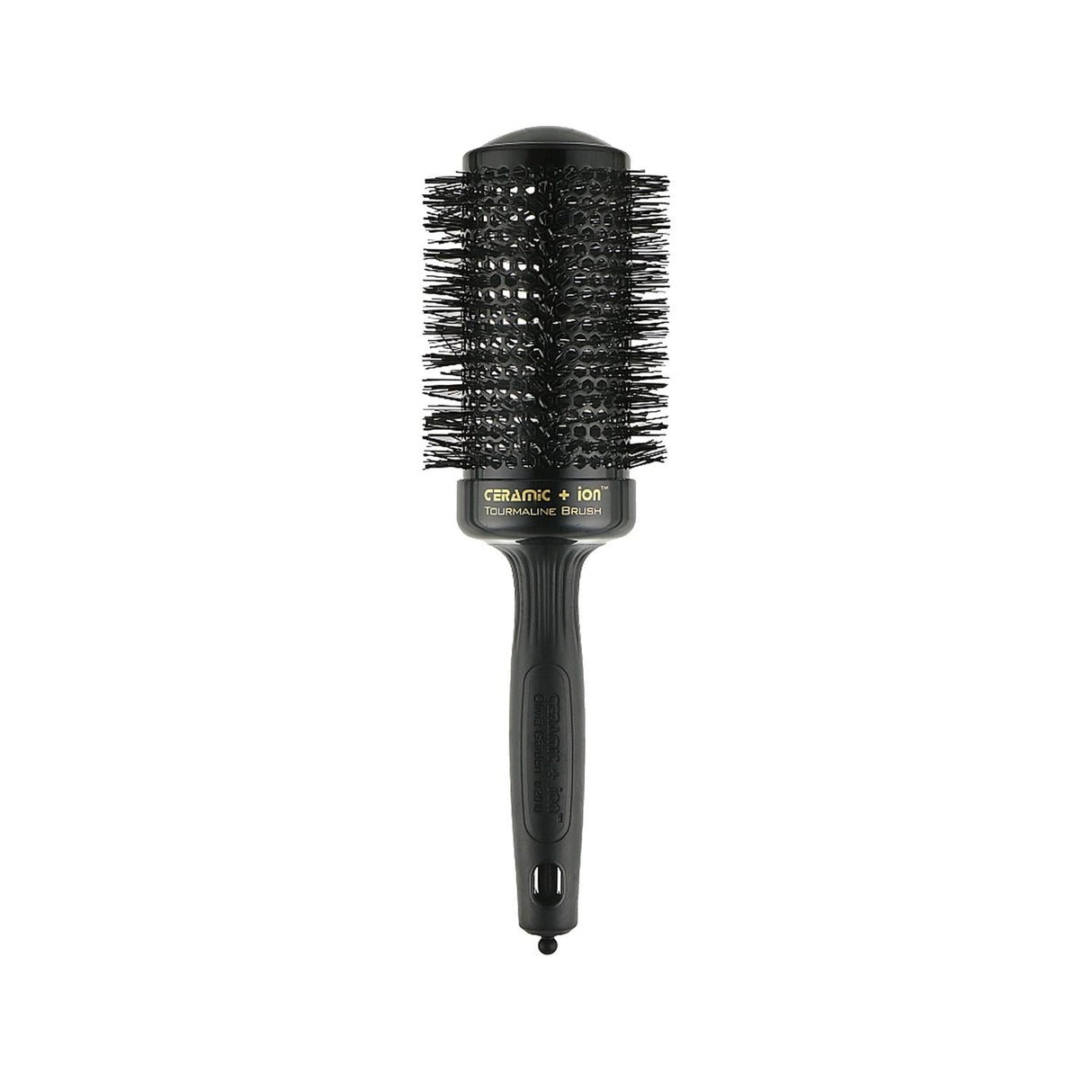 Olivia Garden Expert Blowout Shine Hair Brush - Black 55mm - Professional Detangling & Styling Tool