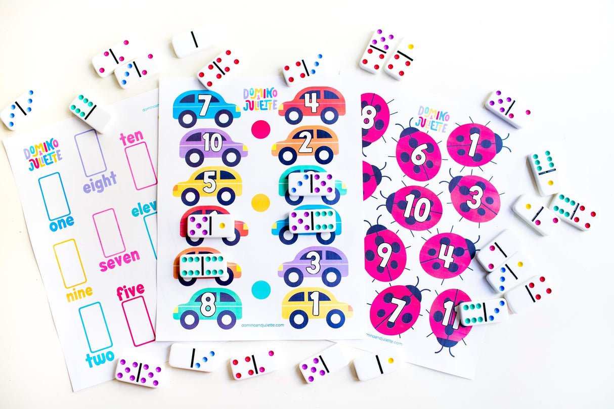 Dominoes de juego brillante