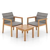 3 Pieces Patio Furniture Set  with Chair