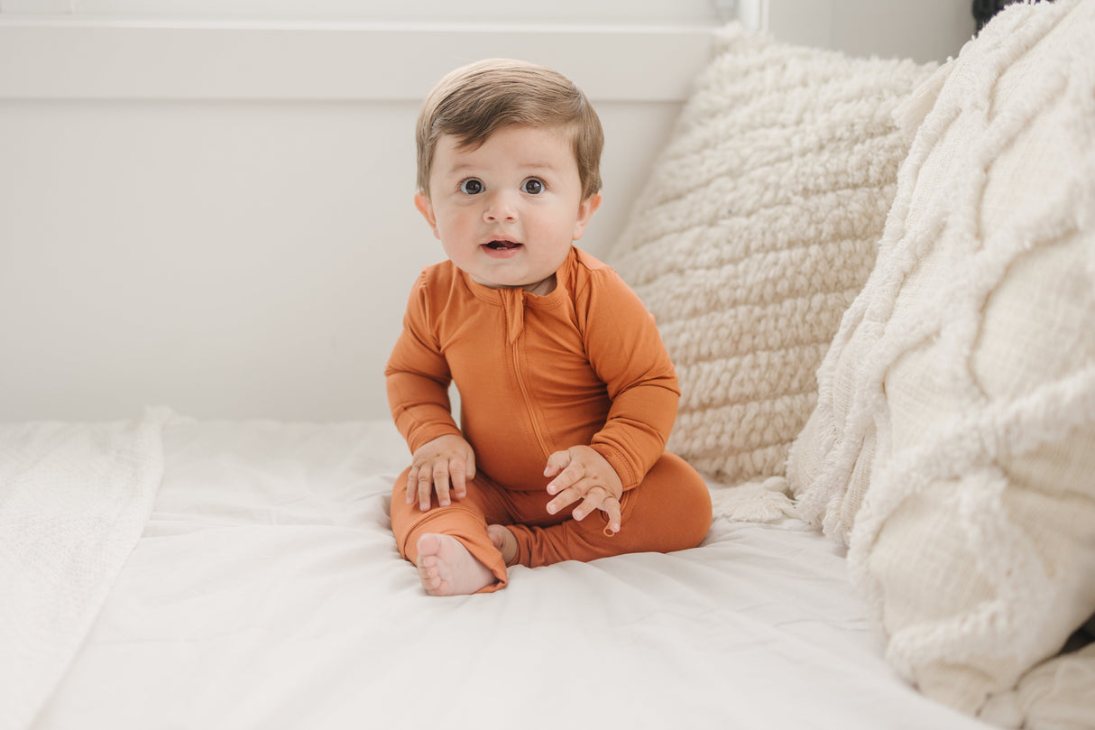 Pijama enterizo de bambú sólido - más colores