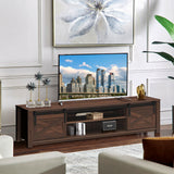 Mueble de TV de 65 pulgadas con puerta corrediza estilo granero
