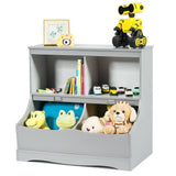Mueble Bajo Multiusos con Estantería para Niños