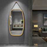 Espejo de pared rectangular moderno con marco de 30 pulgadas