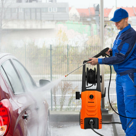 Hidrolavadora eléctrica de 3500 PSI con ruedas